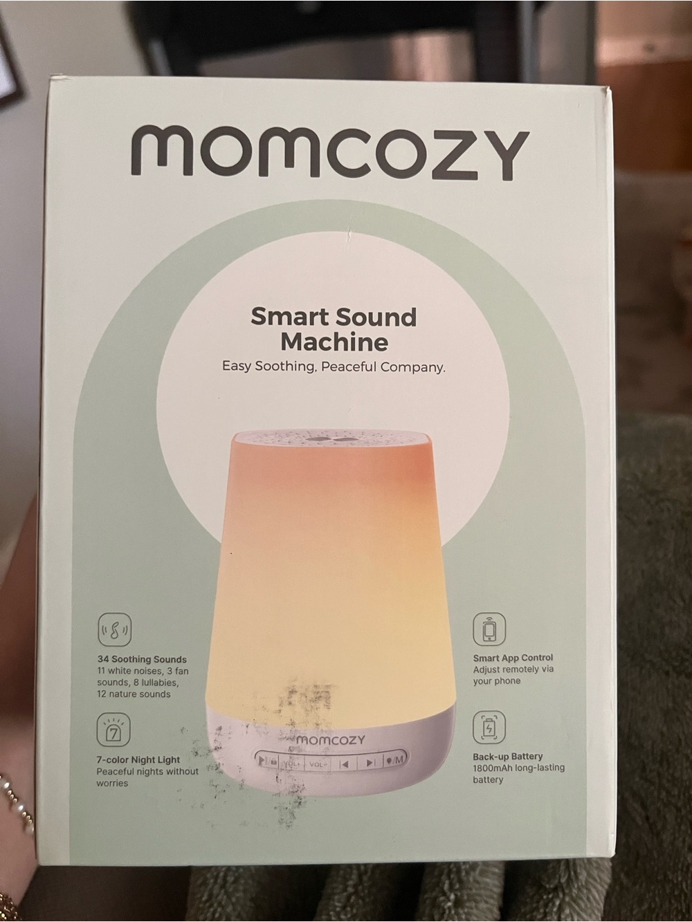 Momcozy Smart Sound Machine Night Light